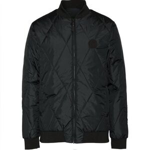 Armada Billy Bomber Men's Black Quilted Jacket Medium